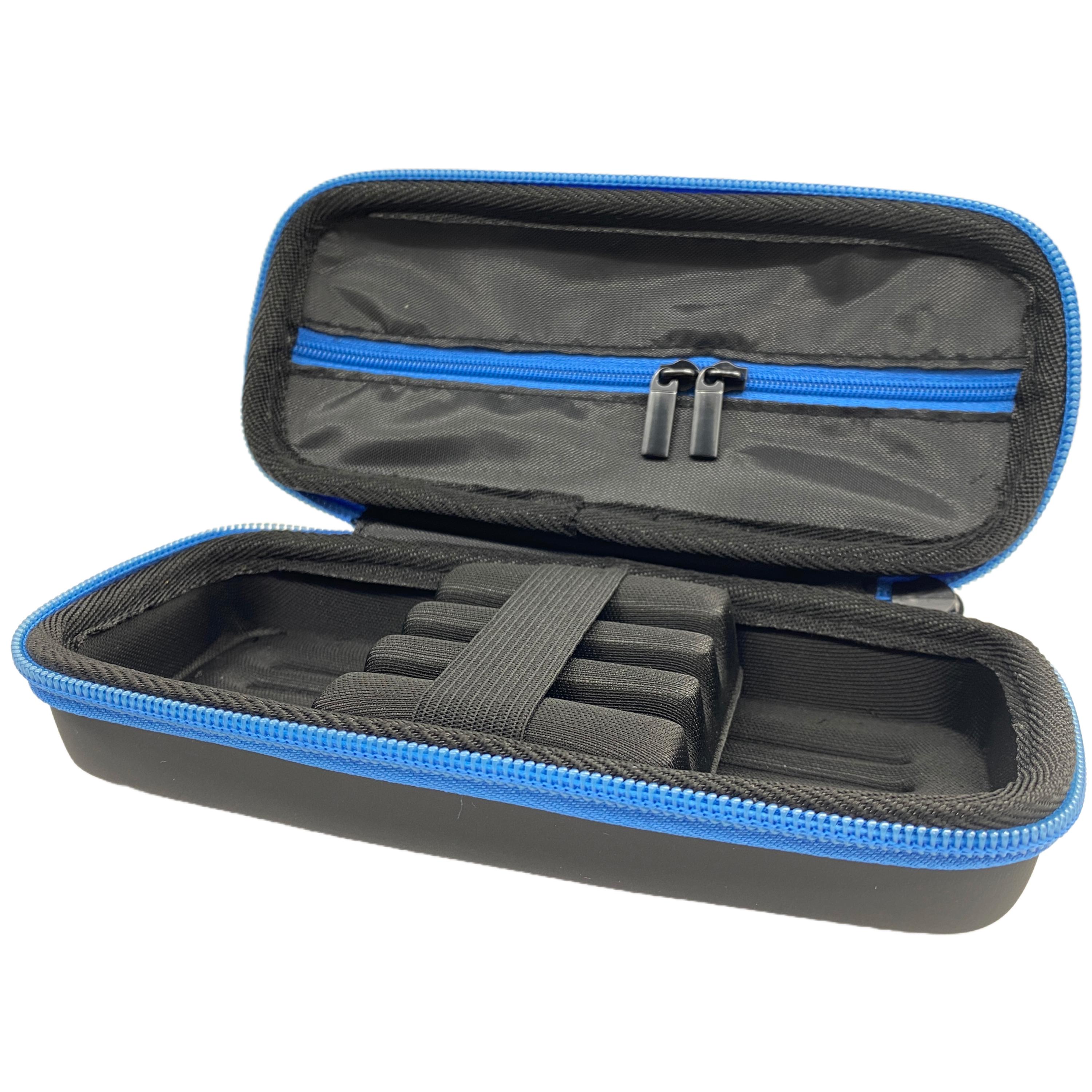 Colorful Professional Durable Waterproof Lightweight Dart Case for 3 Packs PU with Custom Logo and Customizable Options синий