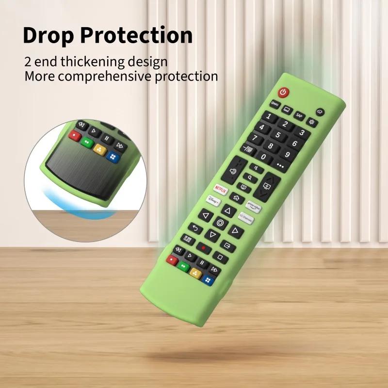 Capa de Silicone Protetora Compatível com LG AKB75375604 AKB75095302 AKB73715601 para Capa de Controle Remoto de Smart TV da Série LG AKB
