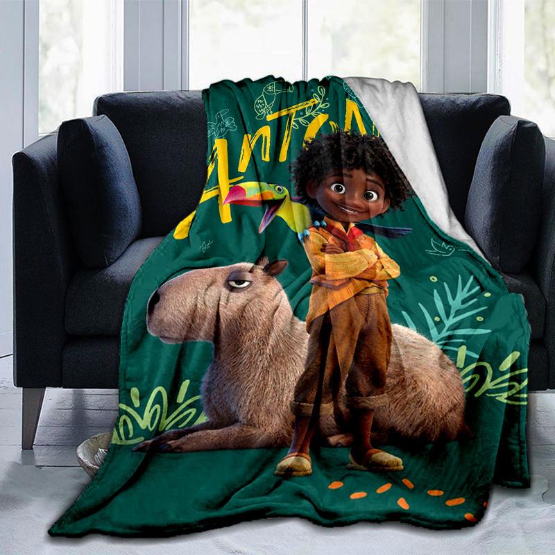 1pc. Tropical Adventure: Antonio's Capybara Pal - Perfect for Home, Office, Outdoors, All Seasons Gift Blanketz0417205