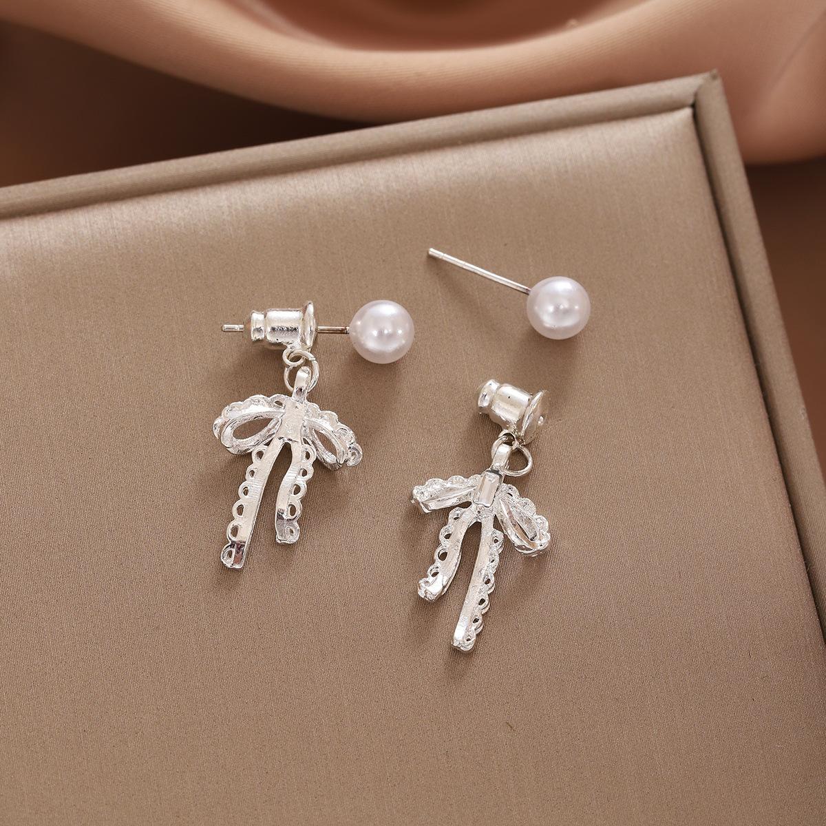 

Элегантные серьги-бантики для балета кружевные ажурные легкая роскошь женские на каждый день