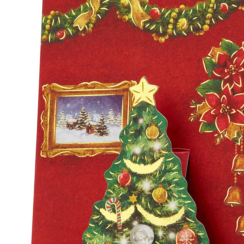 Sanrio Christmas Melody Room and 4 Piano Greeting International Shipping JXPM SANRIO 526860 Card, Card, "Red Piano," Melodies, Card, Available, 2-3,