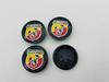 4 Pieces 50mm For Scorpion Abarth 5CC 1100 500 Alloy Auto Wheel Rim Center Cap Cover Hub Dust-proof Covers Car Styling 4 Pieces