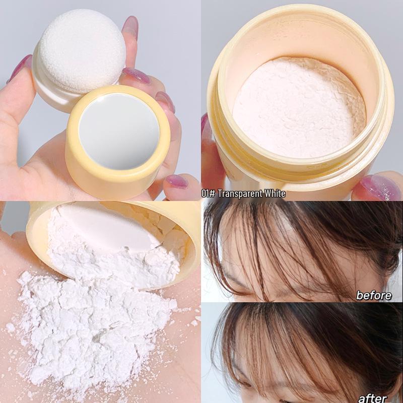 Xixi Fluffy Contour & Hairline Filling Powder - Waterproof & Sweatproof for Oily Scalp