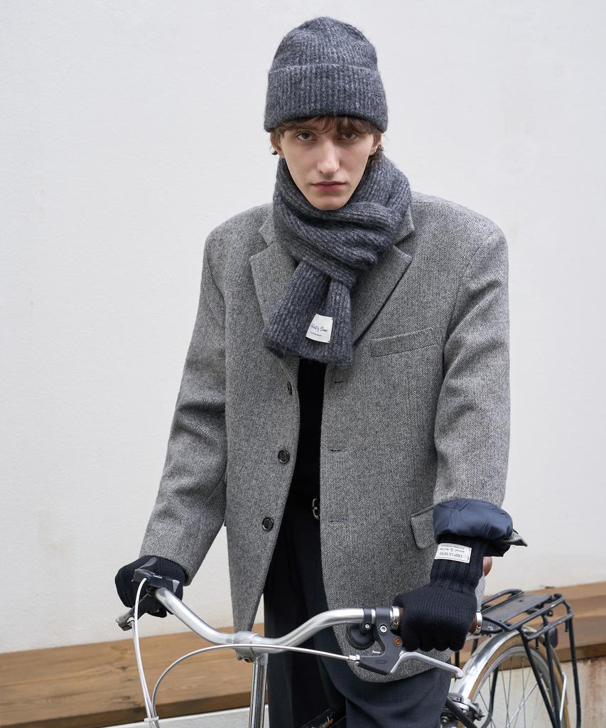 TRIP LE SENS [Gift Box] Wool Blend Hairy Beanie_4 Colors_Unisex