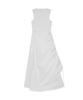 Teulimingbeodeu Belted Shirring Wrap One-Piece [White]