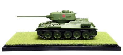 PLATZ Girls Panzer Movie Tank Collection Pravda High School Zostavené v mierke Grassland Hotový produkt a vreckový T-34/85 1/72 Predfarbený