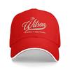 The Wilson Family Reunion Classic Baseball Cap Black with White Trim Custom Personalized Design for Adults and Fans
