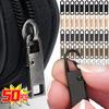 Universal Metal Zipper Puller Replacement Instant Repair Zipper Head Clothing Bags Luggage DIY Sewing Zipper Sliders Wholesale