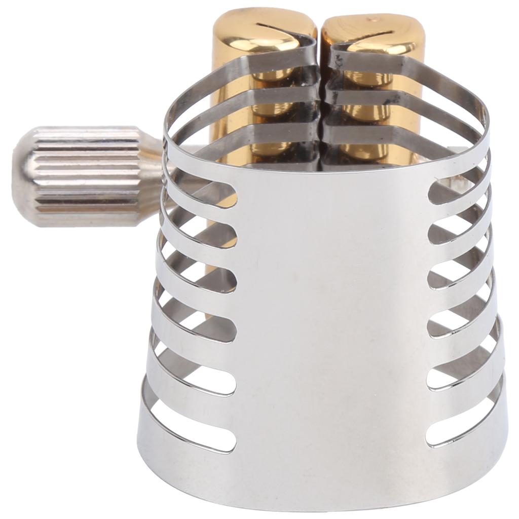 Saxofon Kovová Ligatura Klip Spona Jeden Šroub Hlava Flétny Saxofon Náustek Příslušenství Díly Tenor