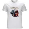 Powerwolf Mens Fashion Cotton T-Shirt Unisex Gift Men's Tee T-Shirt White