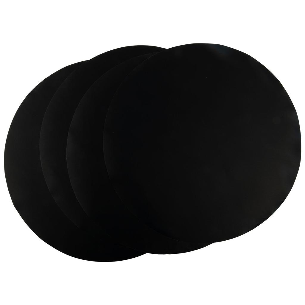 Covoraș de cuptor 40cm Unelte BBQ Covorașe pentru grătar Negru Fibră de sticlă