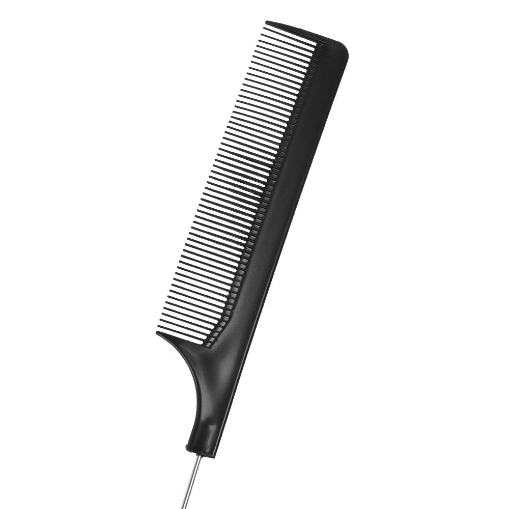 1pc Professionale Coda A Punta Pettine Dei Capelli Anti-statico Spazzola per Tinture Per Capelli Barbiere Pettine Ad Aghi In Acciaio Salone di Parrucchiere Barbiere Accessori