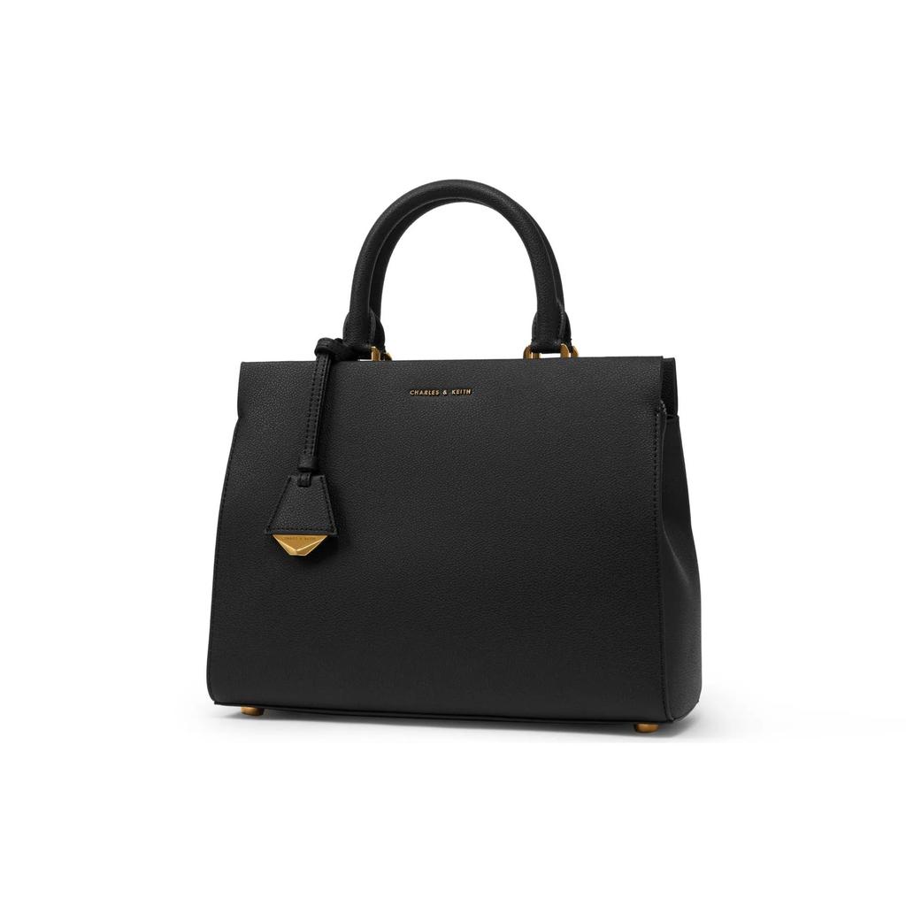 CHARLES&KEITH Pu Charles Keith Bag Handbag Large Women's Sand / Brick / Black (Unisex) Handbags CK2 50160095 2