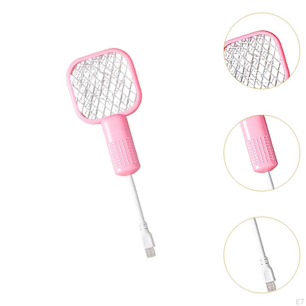 Handheld Folding Swatter Fly Electric Mosquito Killer For Patio Home Outdoor