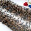 Imitation Tiger & Zebra Stripe Faux Fur Fabric, 2cm Pile, Performance Costume DIY Fabric, Half-Meter Length.