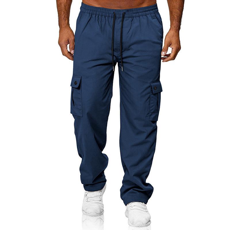 European and American Men's Casual Sports Overalls Outdoor Tactical Climbing Pants Tooling Casual Pants Men