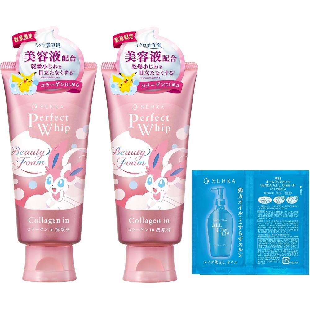 

Senka [Оптовая закупка] SENKA Perfect Whip Collagen в дизайне Pokemon x2+Бонусный коллаген в