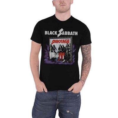 Black Sabbath Unisex Adult Sabotage Vintage T-Shirt