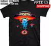 Boston Band T-shirt Rymdskepp Rockband T-shirt Rolig Svart Vintage Present Herrar Damer