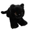 S.T.S.G Plush Cat, Large Body Pillow, Cute, Realistic, Fluffy, Gift, Christmas (Black Cat (Small))