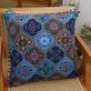Retro Bohemian Pillow Cushion Super Soft with Tassel Sofa Cushion Decorative Printing Wear-resistant Ethnic Style Cushion
