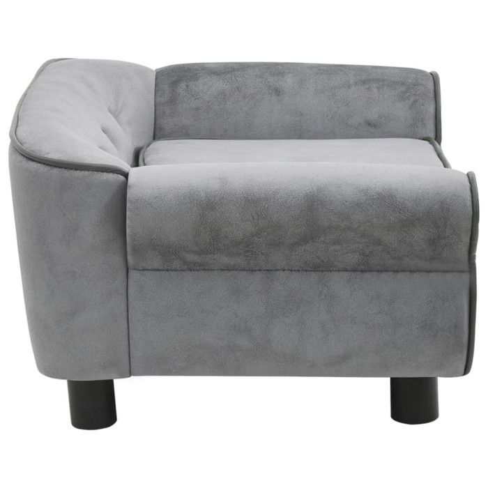 Sofa - VIDAXL - 72x45x30 Cm - Grey - Plush - Indoor