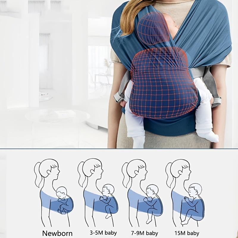 Stretchy Baby Wrap Carrier Cozy & Soothing for Babies Premium Wrap Carrier Newborn To Toddler Bearing 33lbs Baby Sling Baby