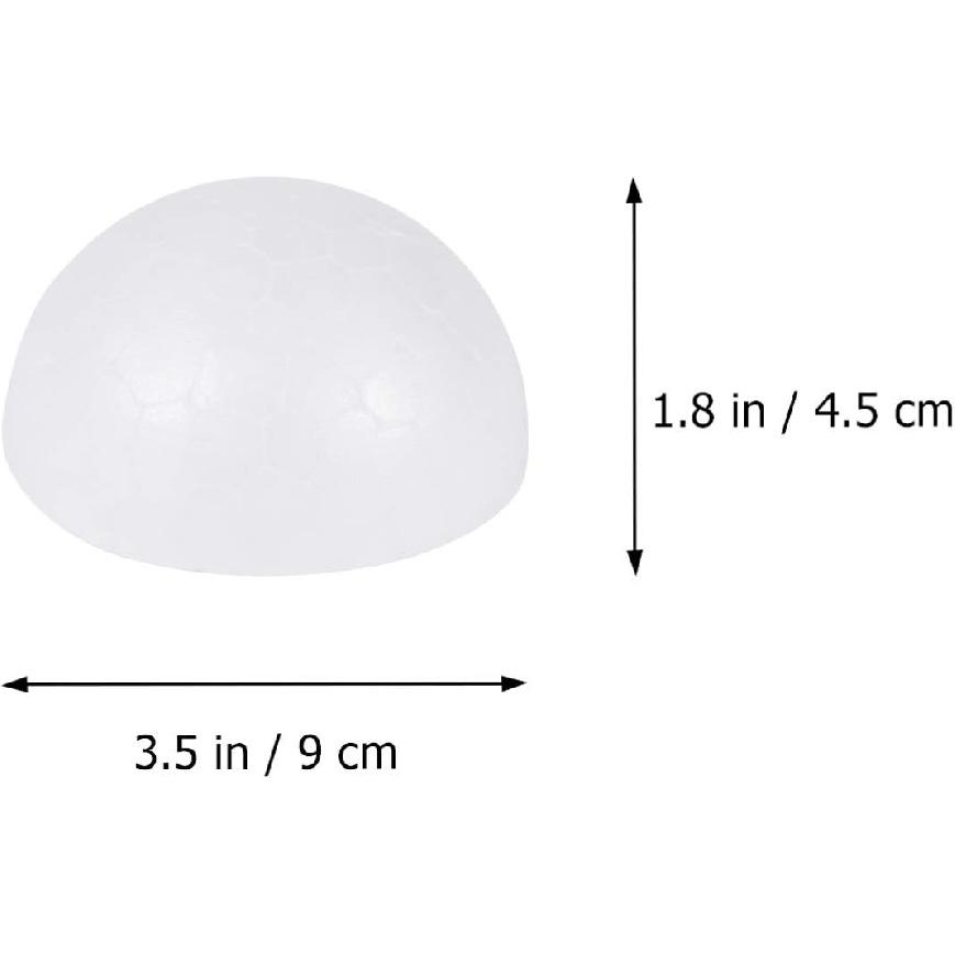 15 Pcs 9CM Half Foam Children Flower Arrangement Accessories DIY Craft Material Christmas Ornament Painting Layout Props Supplies eggmazing,Craft