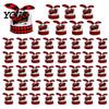 Small Candy Containers for Halloween Party 48 Pcs Bags, Kids Trick or Treat Goodie Cute Rabbit Cartoon Goody Bags Holiday Ear Plastic Gift Cookie,