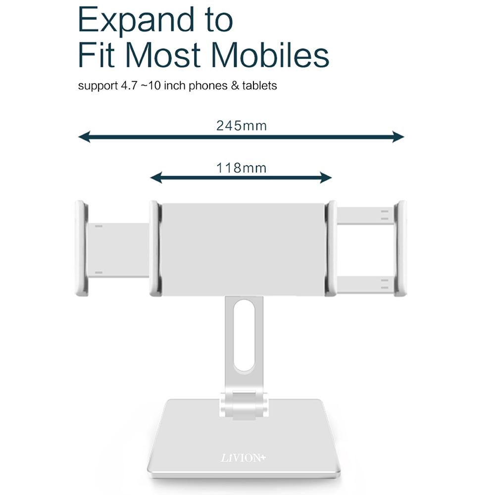 MT135 For Phone/Tablet Foldable Desktop Stand Lazy Holder 180° Adjustable Aluminum Alloy