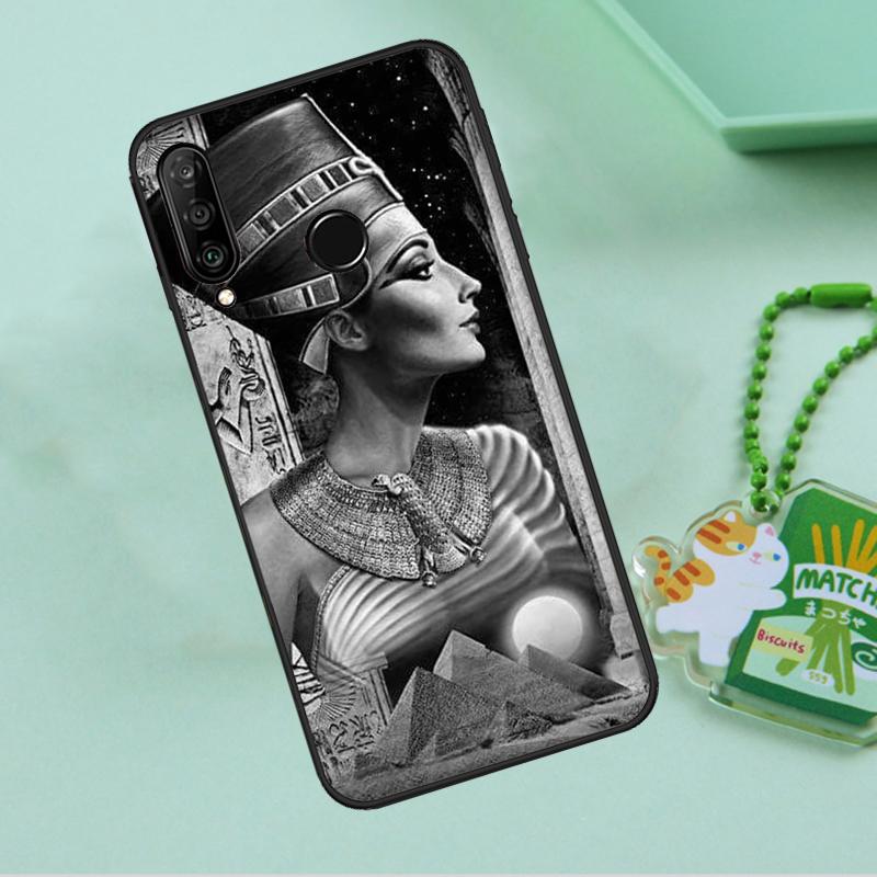 Egypt Nefertiti Anubis Ankh For Huawei Nova 12i 12s 7i 8i 11i 9 10 SE Y90 Y60 Y70 Y72 Y61 Y91 P30 P40 Lite P60 Pro Case
