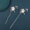 Gift Pearl Hair Disk Female Pearl Hairpins Hair Accessories Women Hair Fork Moon Hair Stick