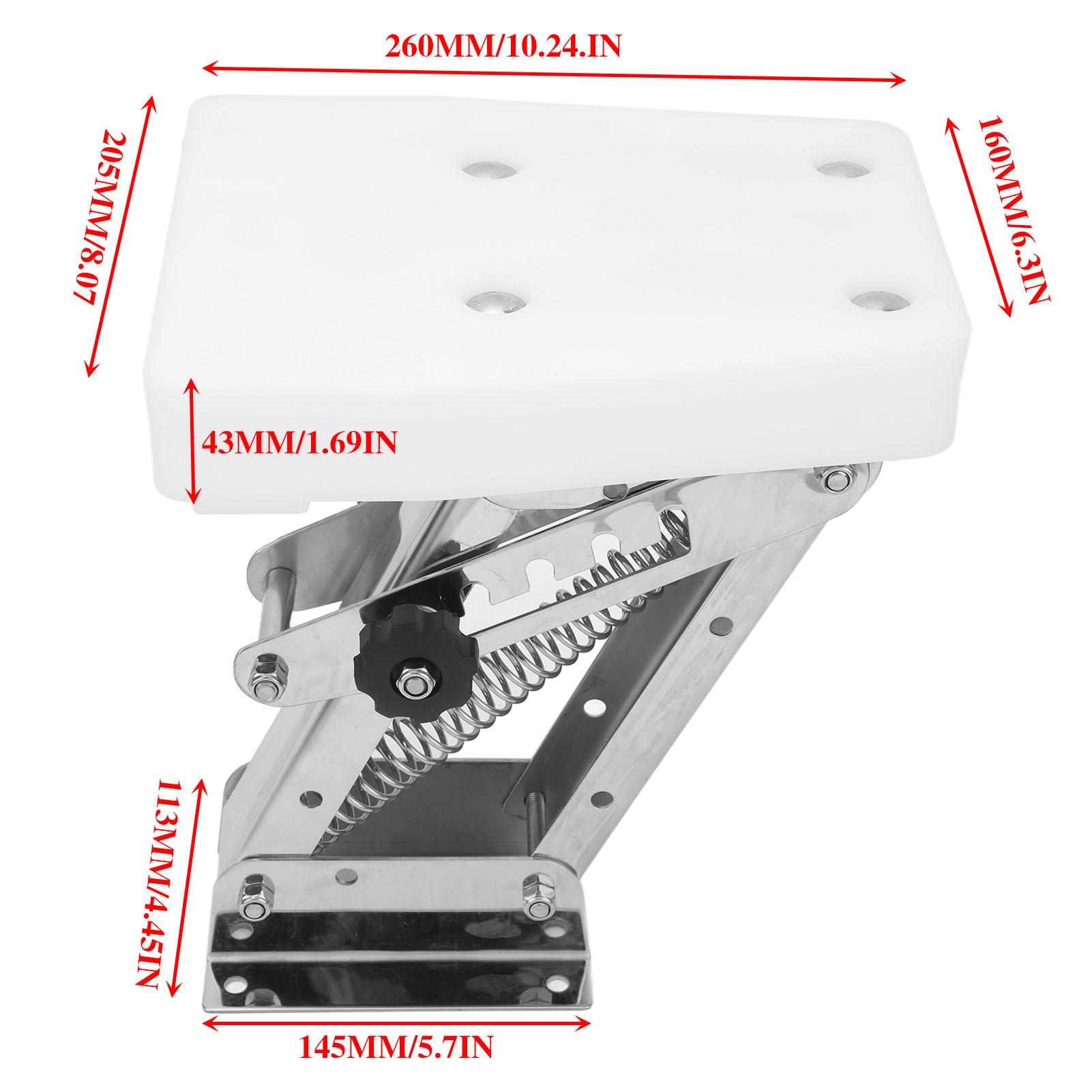 

Stainless Steel Motor Brackets for Marine Engines, Plastic Panels, Hardware Accessories for Yachts and Boats, Durable Brackets