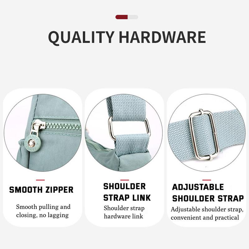 Women Ladies Multi Pocket Messenger Handbag Cross Body Bags Holiday Shoulder Bag