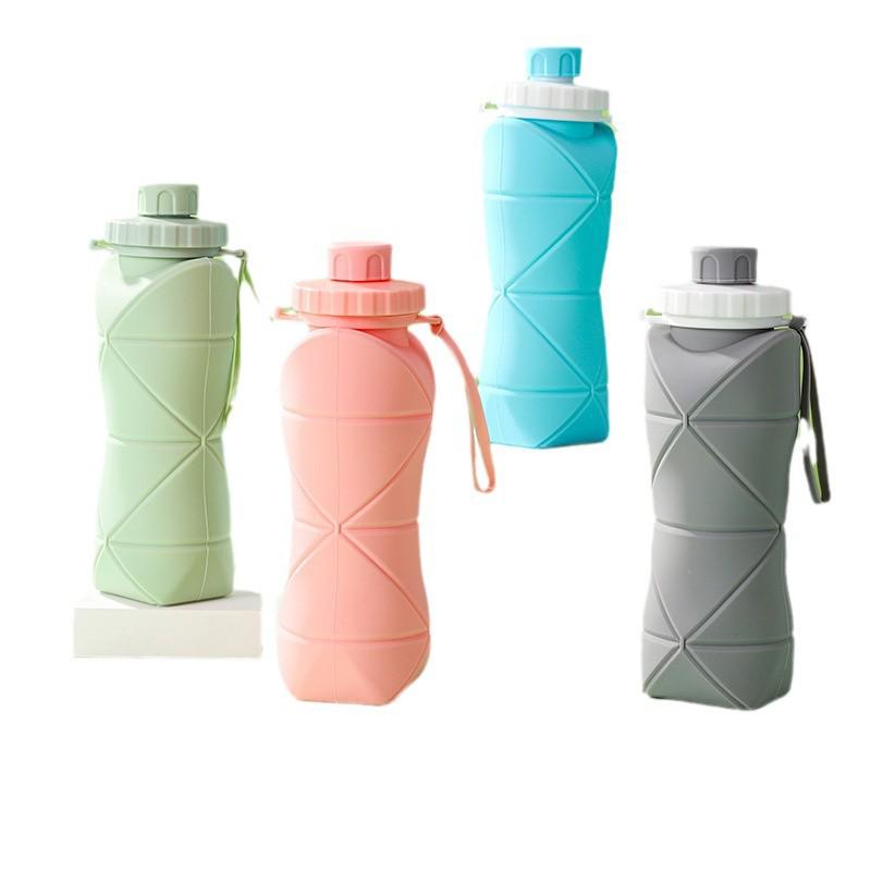 Eco-Friendly 600ml Plastic Spray Bottle with Lid Sports Travel Gift Durable Leak-Proof Water Bottle