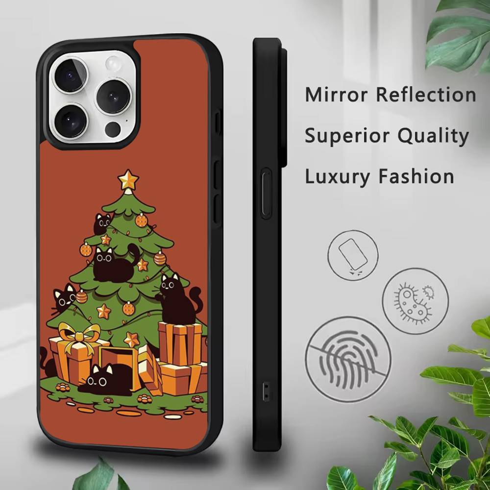 

Cartoon Christmas Phone Case For iPhone 17,16,15,14,13,12,11,Pro,Max,Plus,Mini,SE4,E Magnetic Magsafe Wireless Charging iPhone17Promax