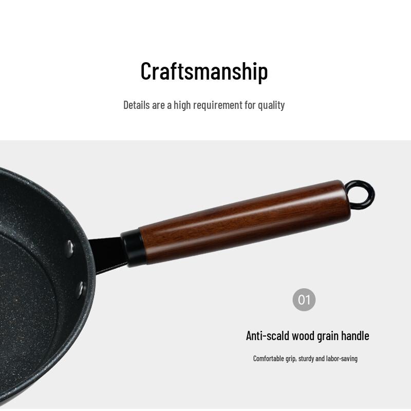 Royalstar Maifan Stone Non-Stick Flat-Bottom Frying Pan