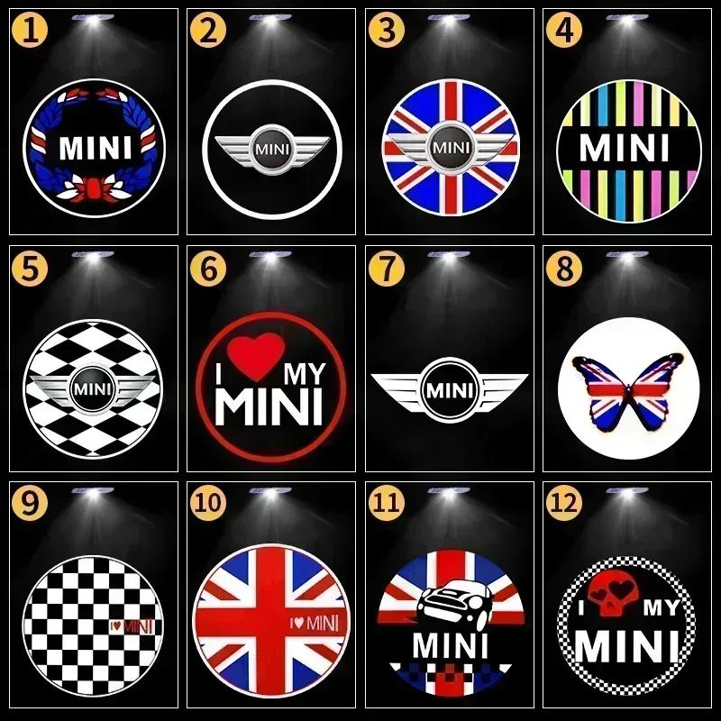 2pcs LED Car Door Projector Car Welcome Light For BMW Mini Cooper Works R52 R55 R56 R57 R50 R53 R60 R61 F54 F55 F56 F60 Parts