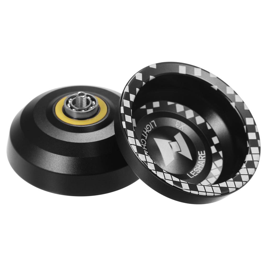 Professional Yoyo Ball Aluminum Alloy Responsive YoYo with Unresponsive Bearing for Professionals Beginners