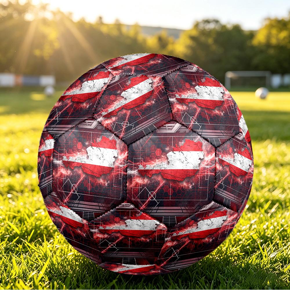 Austria Football Printed Size 5 Soccer Ball Wear Resistant Standard Adult Training Football Fan Gift for Indoor Outdoor Match Sports