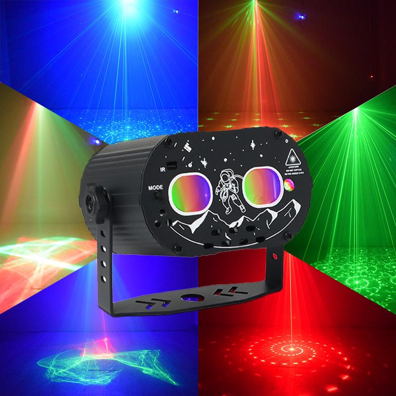 

Aurora DJ Party Laser Light with Sound Activation & Remote Control 2-Hole Fantasy Laser Light