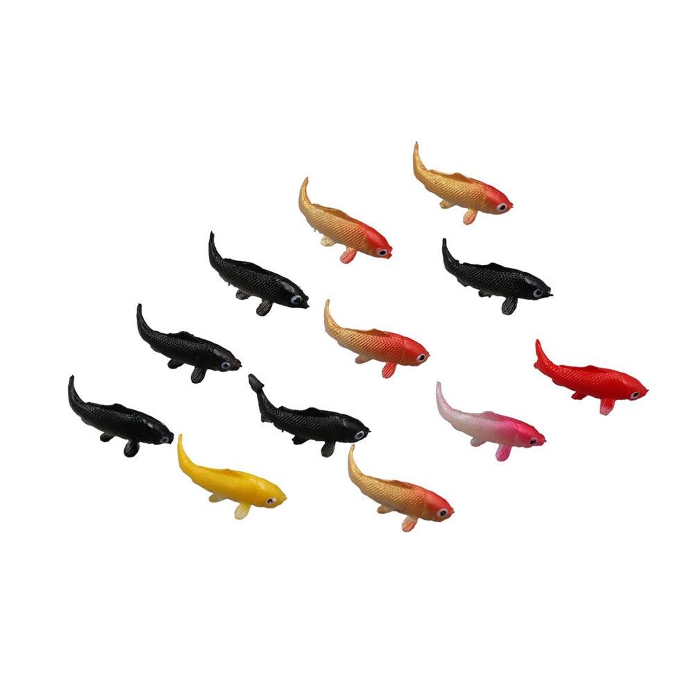 Handmade Goldfishes Models Soft Fish Miniature Exquisite Fish Tank Ornament  Landscaping Props