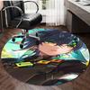 1pc Genshin Impact Kinich1 Design Printed Area Round Carpet for Bedroom Living Room Home Decor Rugs Mat Non Slip Mat Rug for Bedside