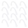 6Pair Ear Strap Pad Mouth Muffle Ear Protector Silicone Earloop Ear Savers for Daily UseWhite