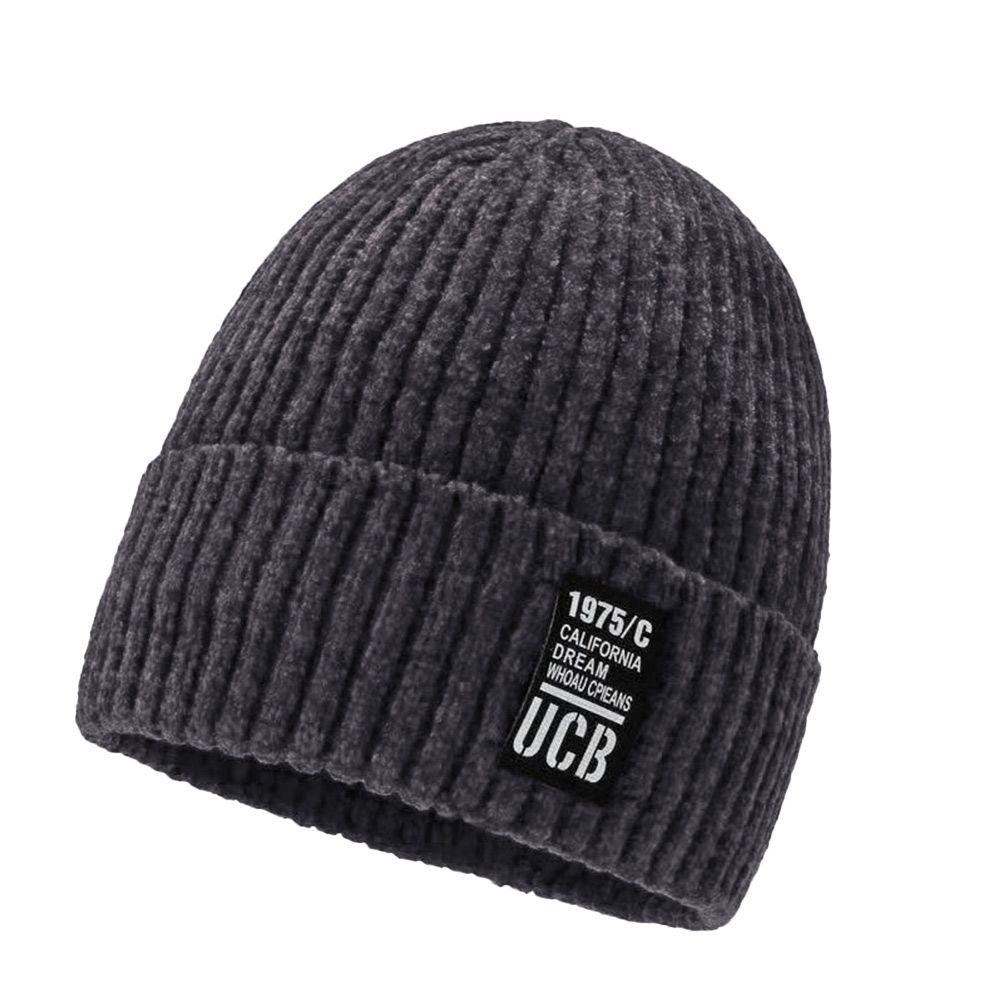 Women Man Ski Autumn Winter Cuff Beanies Knitted Hats Hip Hop Hat Skullcaps Thicken Winter Beanies