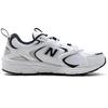 New Balance 408 Comfortable Fabric Leather Durable Breathable Lightweight Low-Top Running Shoes Unisex Sneakers White Black ML408I