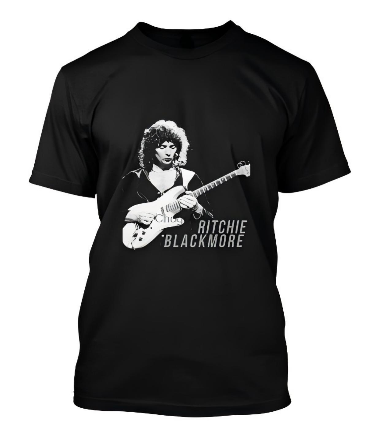 Ritchie Blackmore Strat Guitar T-Shirt S чёрный