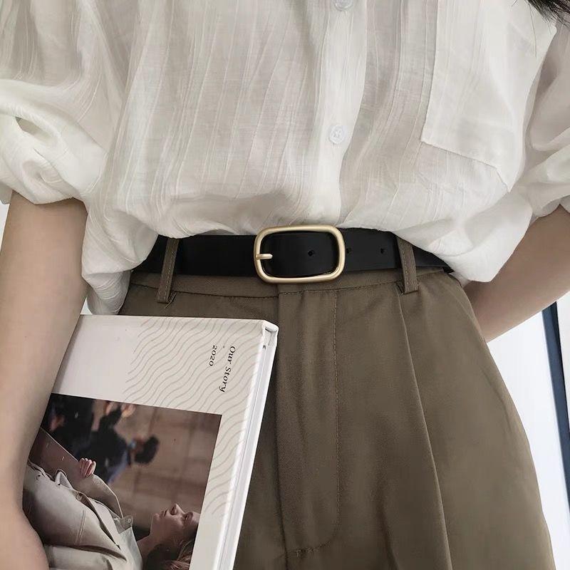 

Minimalist Pu Black Buckle For Womens Summer Essentials Ideal For Outfit Every Black 8855