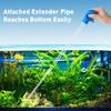 29cm/45cm Aquarium Siphon Long Pipettes for Fish Tank Coral Food Feeder Vacuum Cleaner for Aquarium Water Changer Cleaning Tool