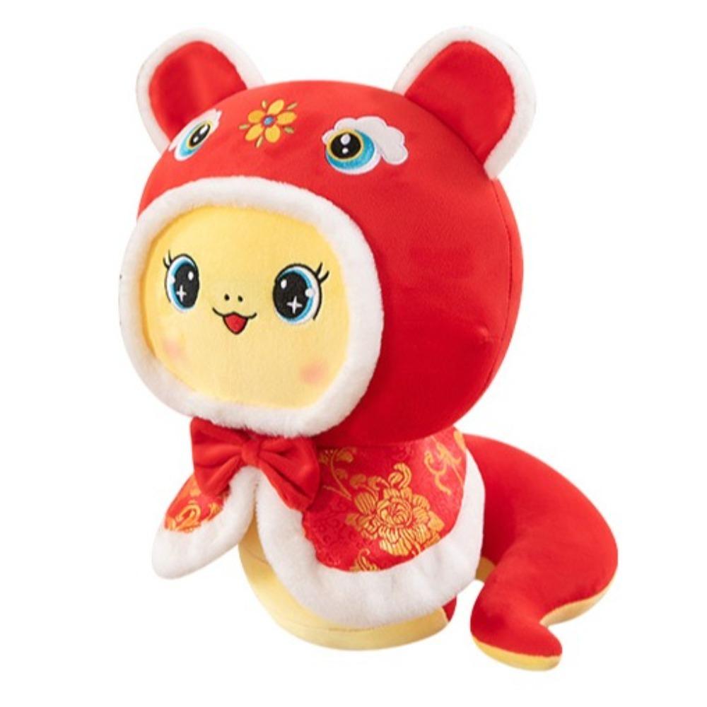 Big Eyes Snake Year Plush Toy The God of Wealth Lucky Snake Doll Plushies Girls Toys